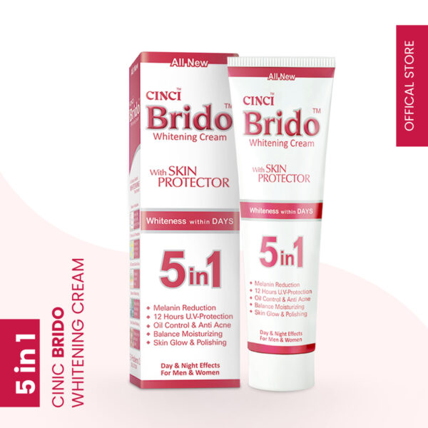 Brido 5 in 1 Whitening Cream