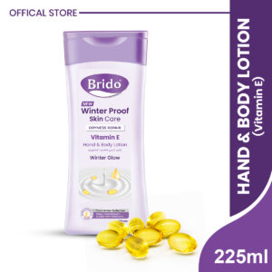 Brido Vitamin E Hand & Body Lotion- Winter Proof Skin Care 225ml