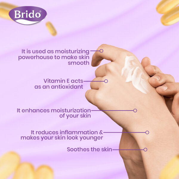 Brido Vitamin E Hand & Body Lotion- Winter Proof Skin Care 110ml
