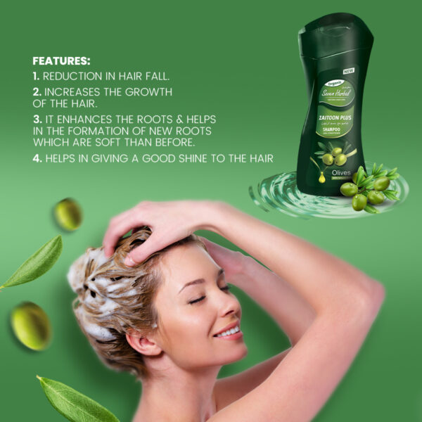 Seven Herbal Zaitoon Puls Shampoo with conditoner with olives