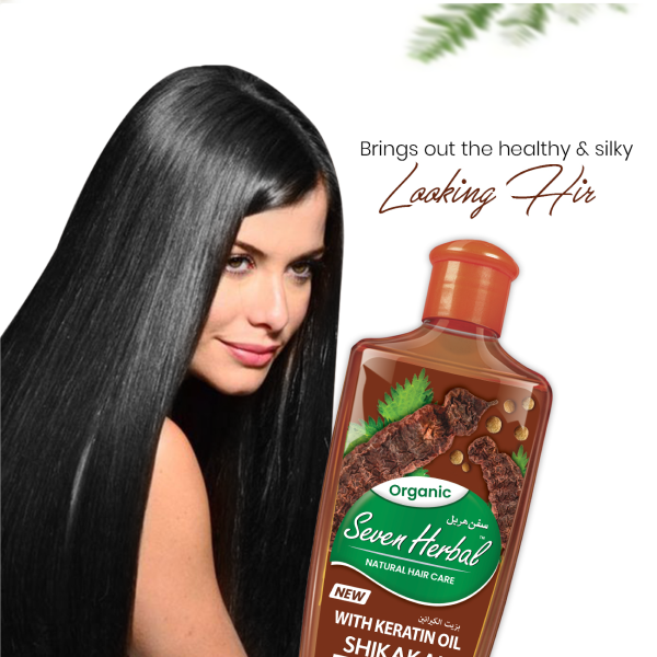 Seven Herbal Shikakai Hair Oil with Keratin Oil